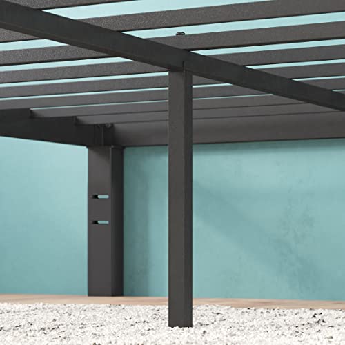 Zinus Luis 16 Inch QuickLock Metal Platform Bed Frame, Mattress Foundation with Steel Slat Support, No Box Spring Needed, Easy Assembly, Queen - Thumbnail 7