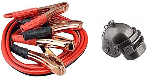 VRT Premium Car Heavy Duty Booster Cables|| Auto Battery Booster 2.21 Meter || Clamp to Start Dead Battery || Auto Car Jumper Cables (Multicolor) (1 Keychain Free) (2000 AMP)