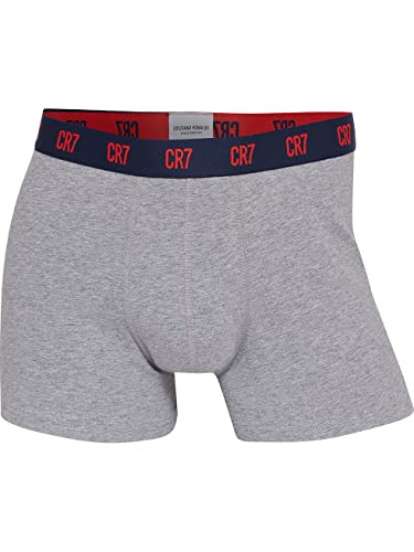 Cr7 Men's Trunk 5-Pack In Travel Zip Bag [Multicolor] (Medium) #TOP5