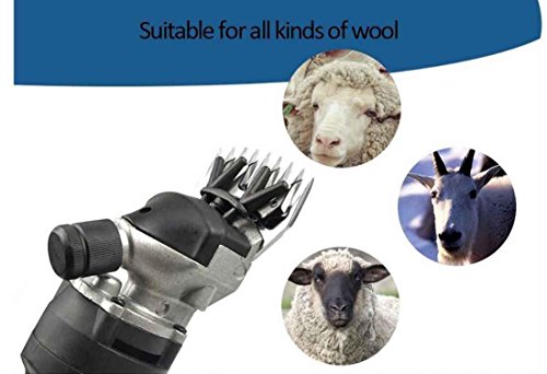 Powerful Electric Sheep Shearing Clippers Shears Animal Wool Sheep Cut Goat Alpaca Pet Trimmer Farm Machine UK Plug 690W