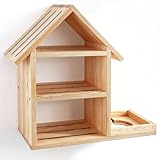 Aofesel to-nie Regal, Magnetische Holz Schweberegale für 85 to-nie Figuren und to-niebox, Hausform to-nie Aufbewahrung Regal für Mädchen und Jungen