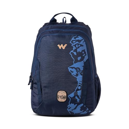 Wildcraft Polyester Backpack for Men & Women – Expedition LPBP 45 Laptop Backpack | Unisex Durable Lightweight & Stylish – Perfect for Daily Use School Travel (Blue)