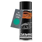 TRISTARcolor Pintura automotriz Bote de spray para Skoda L526 Atlantic Green Pintura base aerosol 400 ml