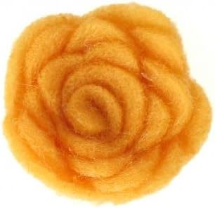 Suited Man Men's Lapel Flower Felt Rosebud