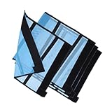 Milisten 4 Stück Atmungsaktive Fliegengamaschen für Pferdebeine Effektiver Schutz vor Insekten...