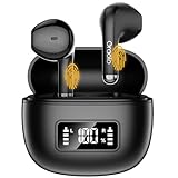 oraolo Cuffie Bluetooth, Cuffie Bluetooth in Ear 5.4 con 4 Microfoni ENC con Display LED, ...