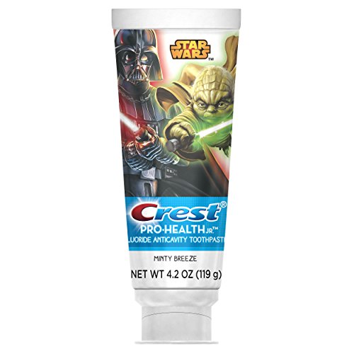 Crest Kid's Toothpaste Featuring Disney STAR WARS (children and toddlers 2+), Minty Breeze, 4.2 ounces