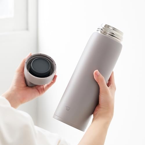 Image of Zojirushi SU-DA Stainless Vacuum Mug 34 oz (1 Liter) Mineral Gray, BPA-free