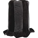 Amscan Tall Top Hat, 5' x 13', Black/Gray