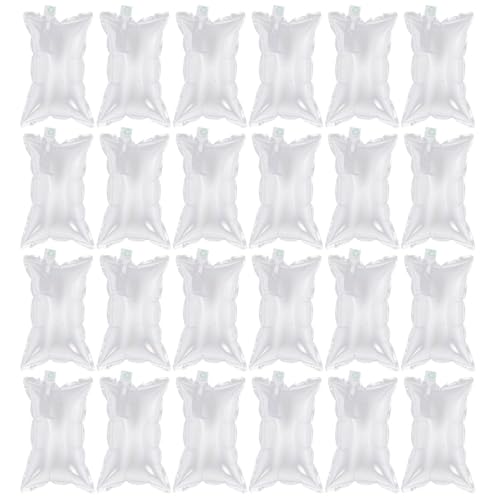 Mipcase 100pcs Inflatable Air Pillow Bags 25x40cm Bubble Cushioning Wrap Bags for Shipping Packaging, Shockproof Dunnage Air Bubble Packaging Protectors for Industrial Use