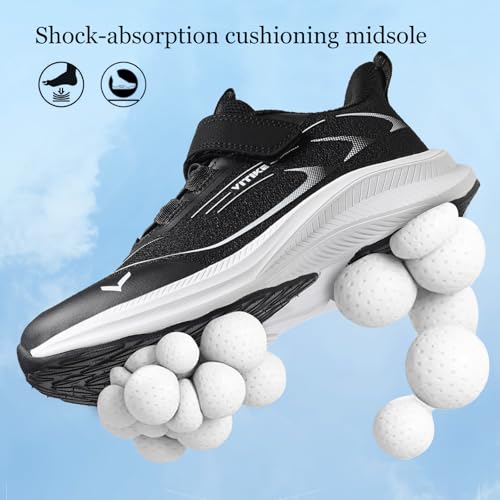 Image of JMFCHI Boys Girls Kids Sneakers Knitted Mesh Running Tennis Athletic Shoes | Breathable,Lightweight,Comfortable,Non-slip,Easy wear,Casual fashion,Indoor outdoor,Gym sport,Daily play,Little /Big Kid