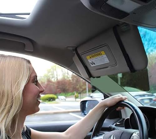 Glare Guard Polarized Car Visor Extender, Anti-Glare Sun Visor Extender For Car Protects Glare & Uv Rays, Car Visor Extender Sun Blocker Universal 14 X 3.25 Blocker Fits Cars, Trucks & Suvs, Usa Made #TOP5