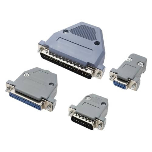 Image of 5Pcs DB9 /15 /25 /37 DIDC9 /15 /25 /37 Male Female Plug Serial Port Connector IDC Crimp Type D-SUB Rs232 Adapter(DB15 Female)