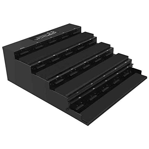 EZ DUPE 1 to 19 SSD HDD Hard Drive Flatbed Duplicator - 18GB/Min - Standalone Copier &amp; Sanitizer/Eraser for Multiple SATA 2.5 Solid State Drives at copy speed up to 300MB/Sec (DM-HS2-2H19PI)