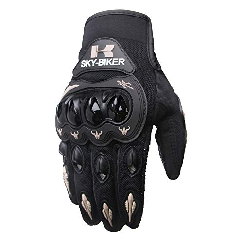 Gants de course de moto cross respirants protection doigts complets dirt bike sport de plein air