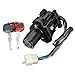 Ignition Switch Key Compatible with Automotive Motorcycle Parts CBR600RR CB1100SF NT650 NT700V CB900 CB919 CBF500 CBF600 CBF1000 FMX650 CB250 CB600F 600
