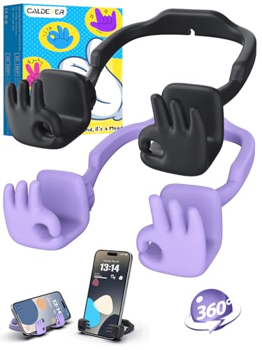 Supports de téléphone portable lot de 2 parfaits pour bureau et comme cadeaux de Noël ado