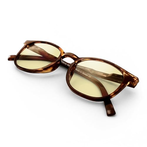 Image of J+S Vision Blue Light Blocking Glasses for Men Women | Computer Gaming Work| Anti Strain Fatigue UV Glare | Medium-Small Fit