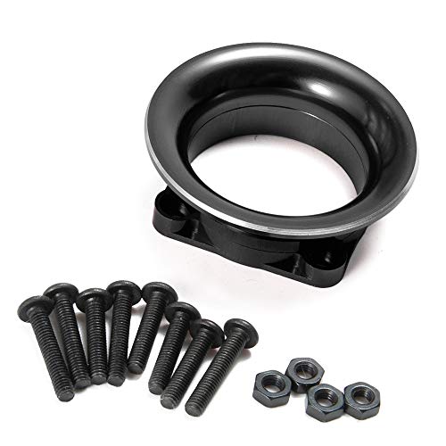 Metal Fan Cover Kit Air Inlet Channel for 1/10 RC Sakura D4 Drift Car Model Racing Car, Black