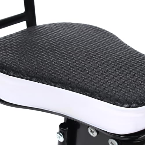 ROMYIX 40kg Child Bike Seat kids Bicycle Front Mount Safe Seat Front Mountain Bike Seat Kid Protect Chair with Handrail Pedal (Balck) - Image 5