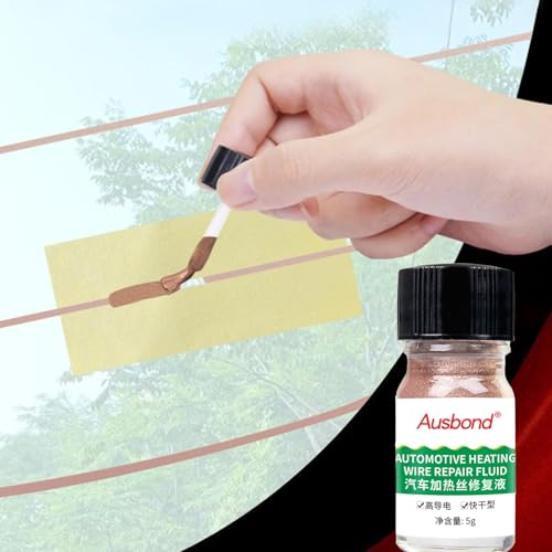 Copper Conductive Paint Repair Rear Defroster (Rear Window Defogger Repair...