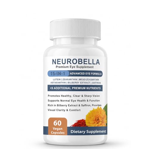 Neurobella 15-in-1 Advanced Eye Formula Nutritional Support 60 Capsules