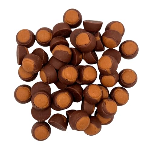 Songbird Farms Mini Milk Chocolate Buckeyes - 2 Boxes of Premium Mini Chocolate Peanut Butter Buckeye Candy - Gourmet Candy and Snacks, Made in the USA (12 Oz)