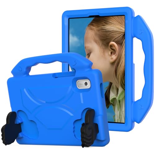 Coque légère en EVA avec poignée de transport et béquille pour tablette Lenovo Tab M9 bleu 2023