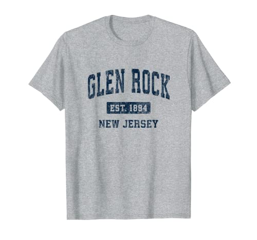 Glen Rock New Jersey NJ - Diseño deportivo vintage Camiseta