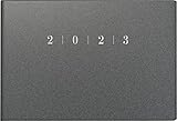 rido/idé Wochenkalender Modell Septimus 2023 Blattgröße 15,2 x 10,2 cm grau