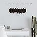 Umbra Sticks Wall-Mounted Coat Rack Rail Hook with 5 Retractable Pegs – Modern, Space-Saving Storage Organizer, Espresso