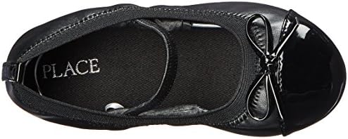 The Children's Place,baby-girls,Toddler Uniform Ballet Flats,and Toddler Ballet Flats,Black Bow,10 Toddler | Image 4