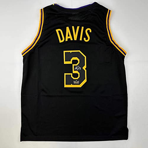 Facsimile Autographed Anthony Davis Los Angeles LA Black Mamba Reprint