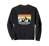 Vintage Central Point, Oregon Mountain Hiking Souvenir Print Sweatshirt