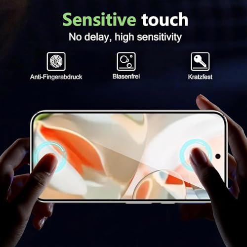 Image of STP FEEL Advanced Black Border Tempered Glass Screen Protector Compatible for Google Pixel 9 Pro XL 5G (6.8 Inch, Pack of 1) | Full Screen Coverage (except edges) Screen Protector Guard Protector