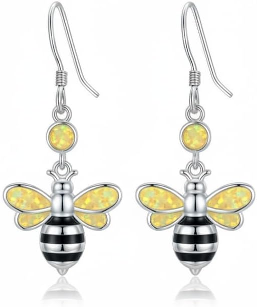 SIMONLY Animal Earrings 925 Sterling Silver Bee/Flamingo Earrings Animal Jewelry Gifts for Women Mothers Day Christmas
