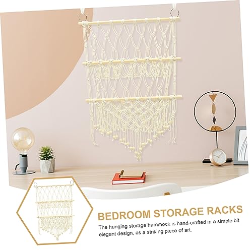 Hamac de rangement pour jouets en maille tissée murale pour peluches - 8