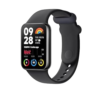 Xiaomi Smart Band 8 Pro Fitness Tracker, 1.74″ AMOLED Display, Up to 20 Days Battery, 5ATM, Sleep and Heart Rate Monitoring, 150+ Training Modes, Pedometer, Black