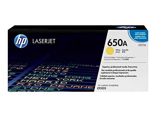 Preisvergleich Produktbild HP CE272A 650A Gelb Original LaserJet Tonerkartusche