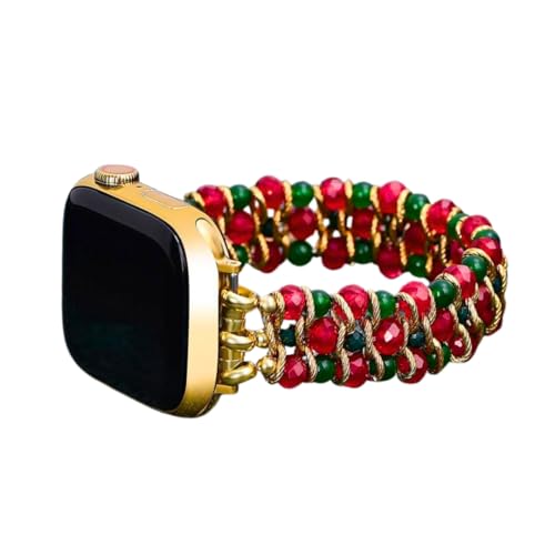 Bracelet de montre intelligente magique de Noël compatible Apple Watch 44mm 40mm 38mm 45mm pour femmes