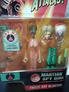 「マーズ・アタック！」アクションフィギュア２種（スパイガール／トルーパー） マーズ・アタック！」アクションフィギュア2種（スパイガール