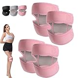 YBOEG Asipu Kniebandage, Asipu Aktivjoint Kniestabilisator - Verstellbare UnterstüTzung FüR Stabiles Kniegelenk, Zur Richtigen Ausrichtung Im Alltag (2 Paare*Rosa)