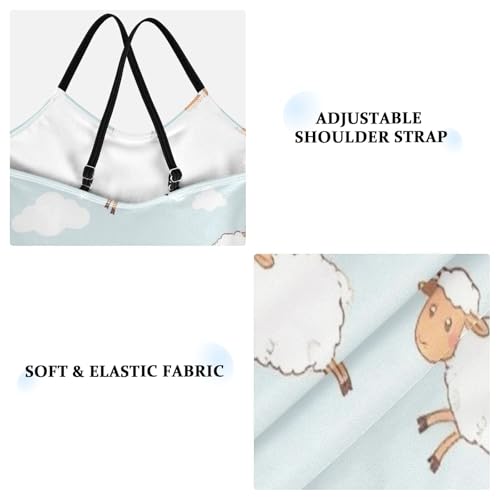 Cartoon Style Girls' Athletic Swimwear, Summer Beach Swimsuit, 3-103