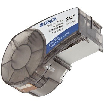 Brady M21-750-488 BMP 21 Laboratory Label Printer Cartridge; 3/4
