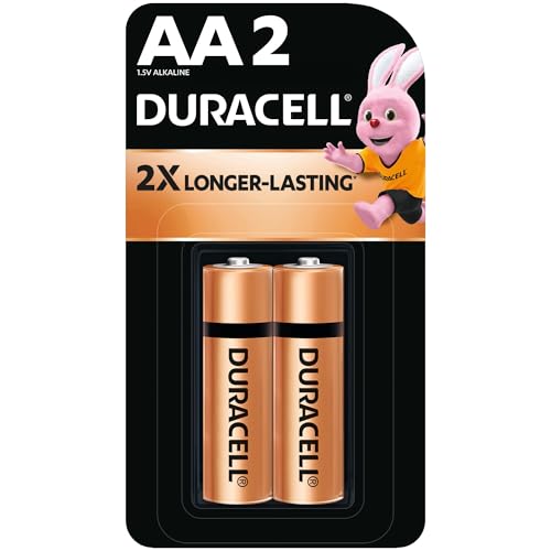 Duracell Alkaline AA Battery, pack of 2, Everyday Devices, Clock, Toy, Remote (101860126)