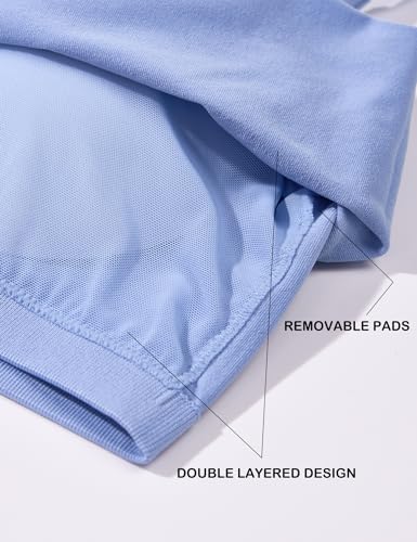 SIXIM Seamless Camisole Tops for Women Built in Bra Women's Spaghetti Strap Tank Tops Padded Double Layer Crop Tops4