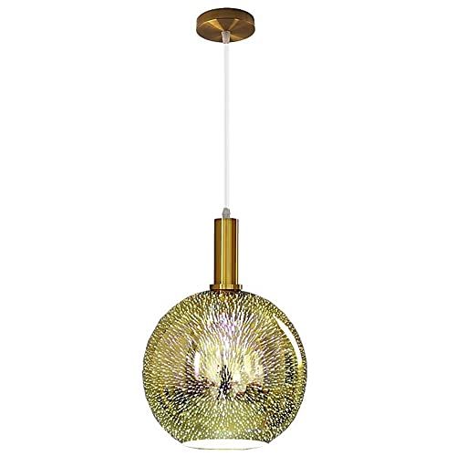 Lustre suspension dorée haut de gamme D30 cm luminaire postmoderne luxe pour chambre et salon