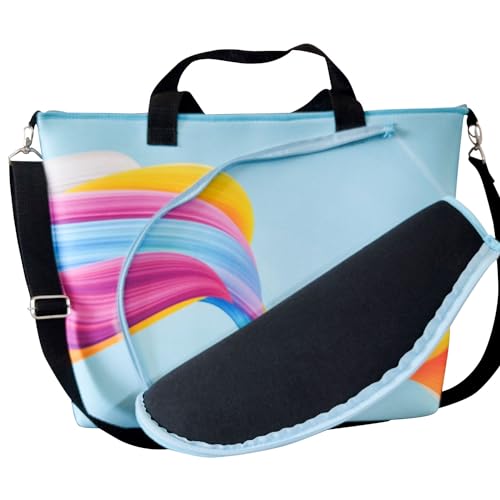 Bolsa Beach Tennis Raqueteira Esportiva Com Alça - ISOPRENE - Azul Abstrato