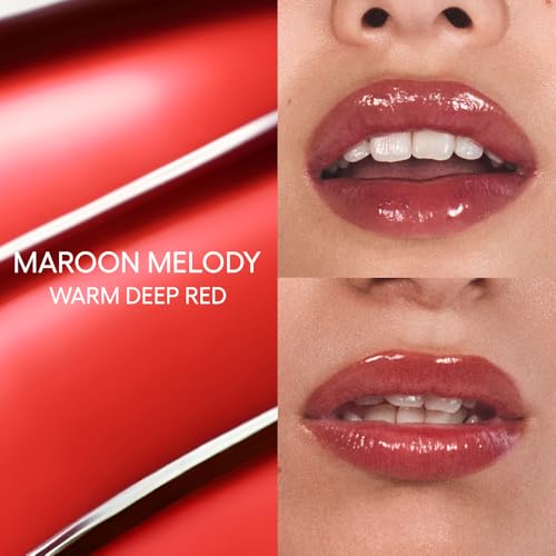 Image of LANEIGE JuicePop Box Lip Tint #9 Maroon Melody | The Laneige JuicePop Box Lip Tint offers a fresh take on lip color with its transformative Water-to-Oil formula.