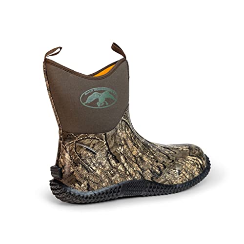 HOT SHOT Duck Commander x Countryman Men’s Hunting Ankle Boot | Durable Neoprene | Waterproof | Lightweight Camouflage Boots3